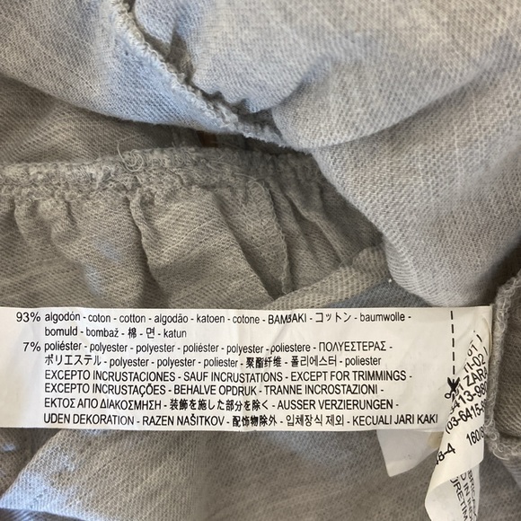 Zara XS grey beaded blouse. - Picture 6 of 6